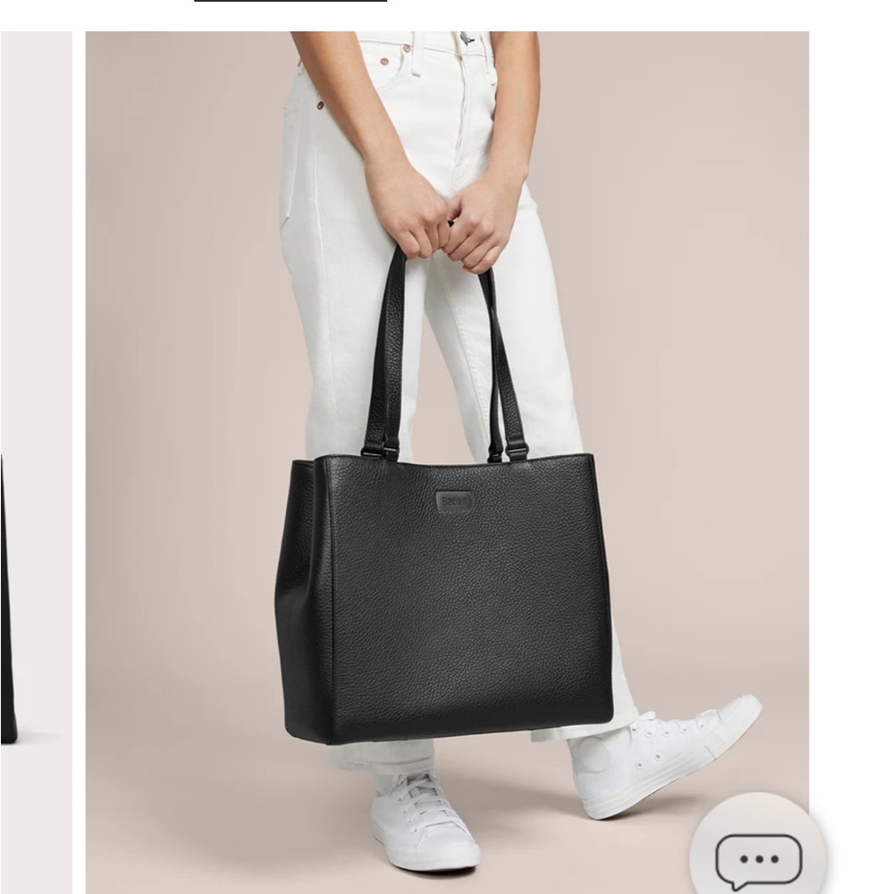 Dagne Dover Black Allyn bag size medium brand new with dust bags